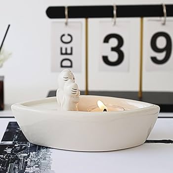 Amazon.co.jp: Cat Warming Paws キャンドル ホルダー、猫