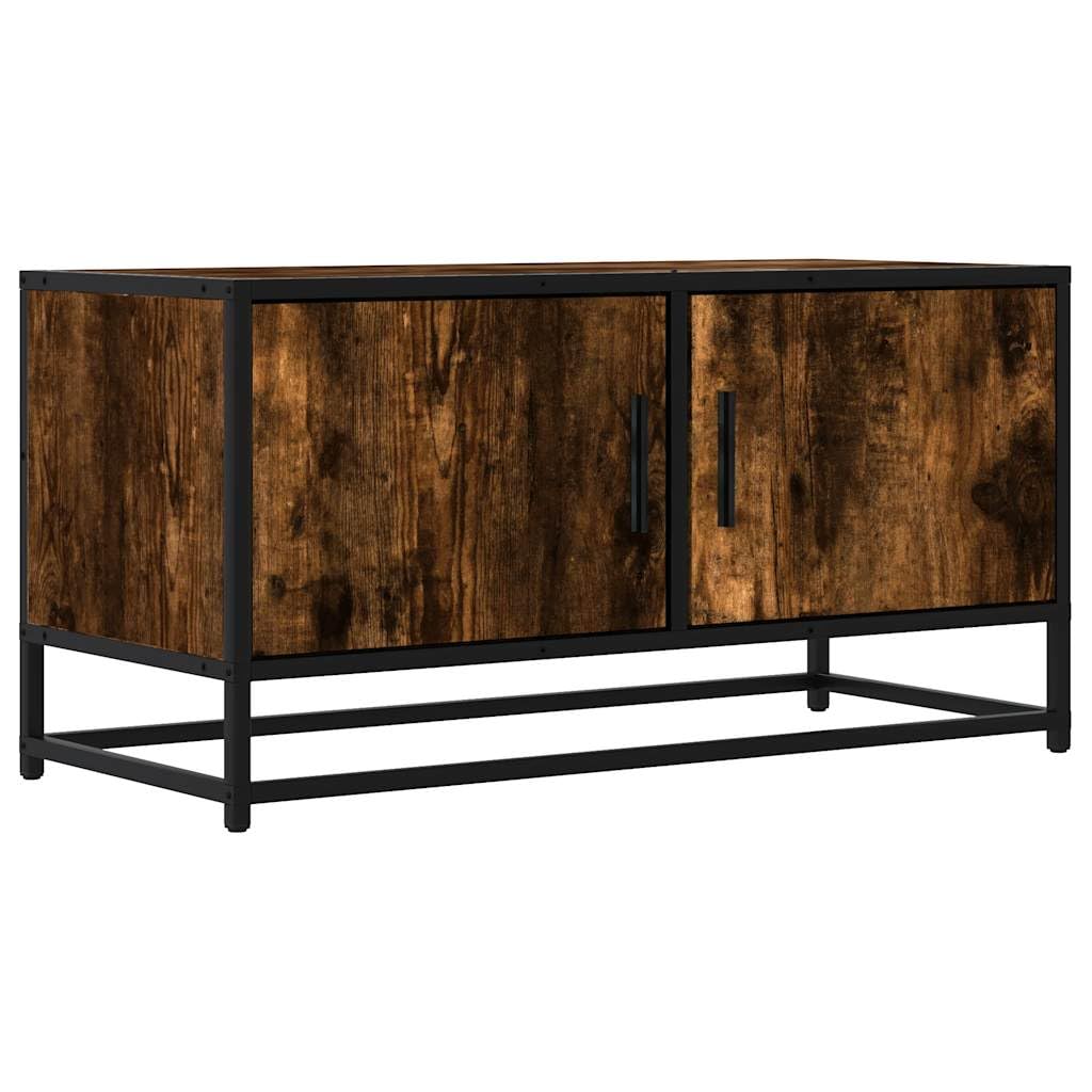 1628025 MOBILE PORTA TV Rovere Fumo 102x36x50 cm in Legno Multistrato