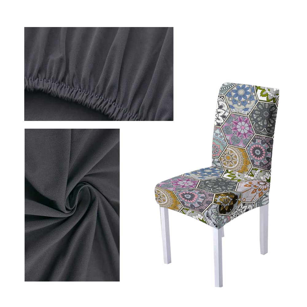 FANSU 1/2/4/6 Piezas Fundas De Sillas De Comedor, Rayas Estampado Rayas