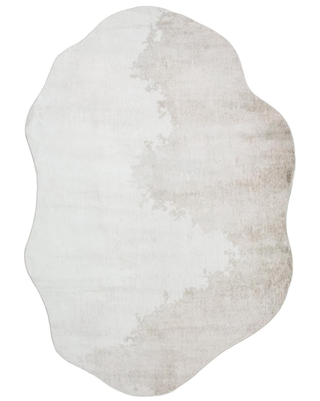 Mazovia Tapis Salon 120x160cm Beige Abstrait Design Antidérapant Décoratif