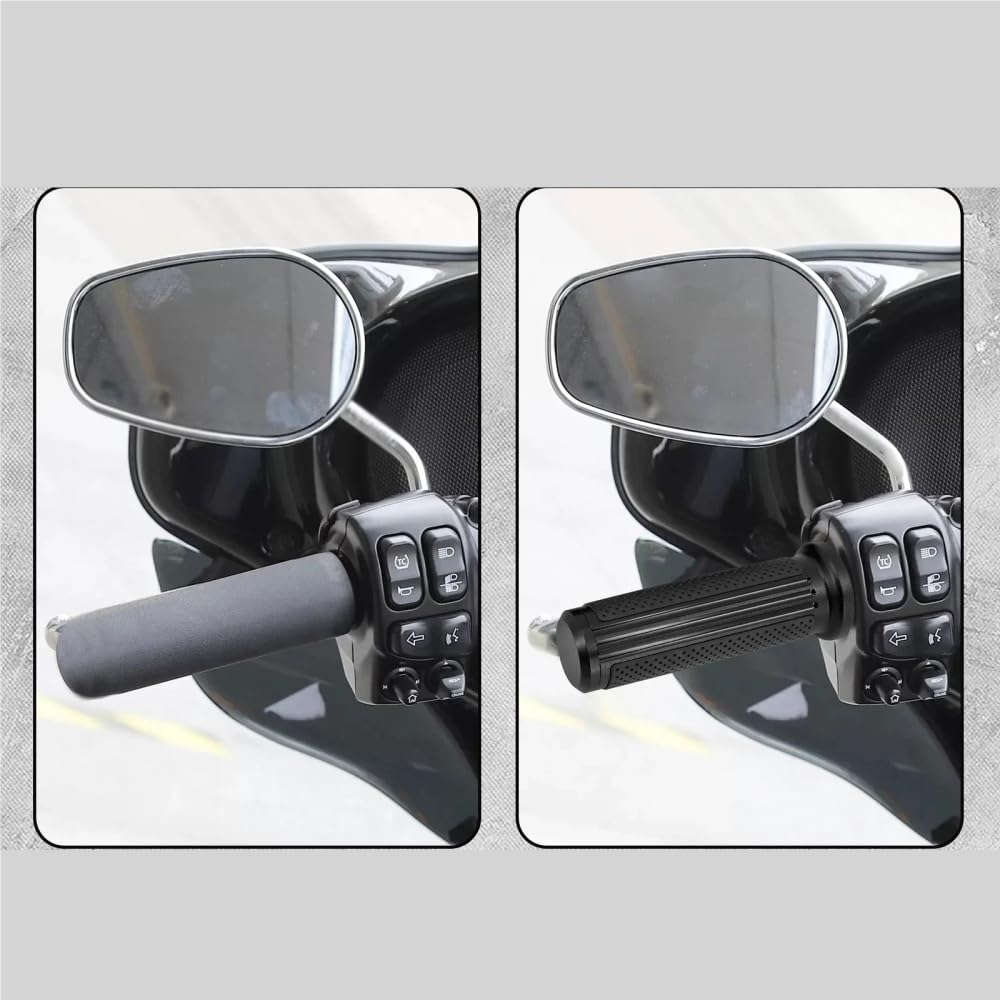 Poignées De Guidon D'accélérateur Électronique Moto 1'' 25 Mm pour Touring pour Electra pour Glide pour Softail pour Fat Boy
