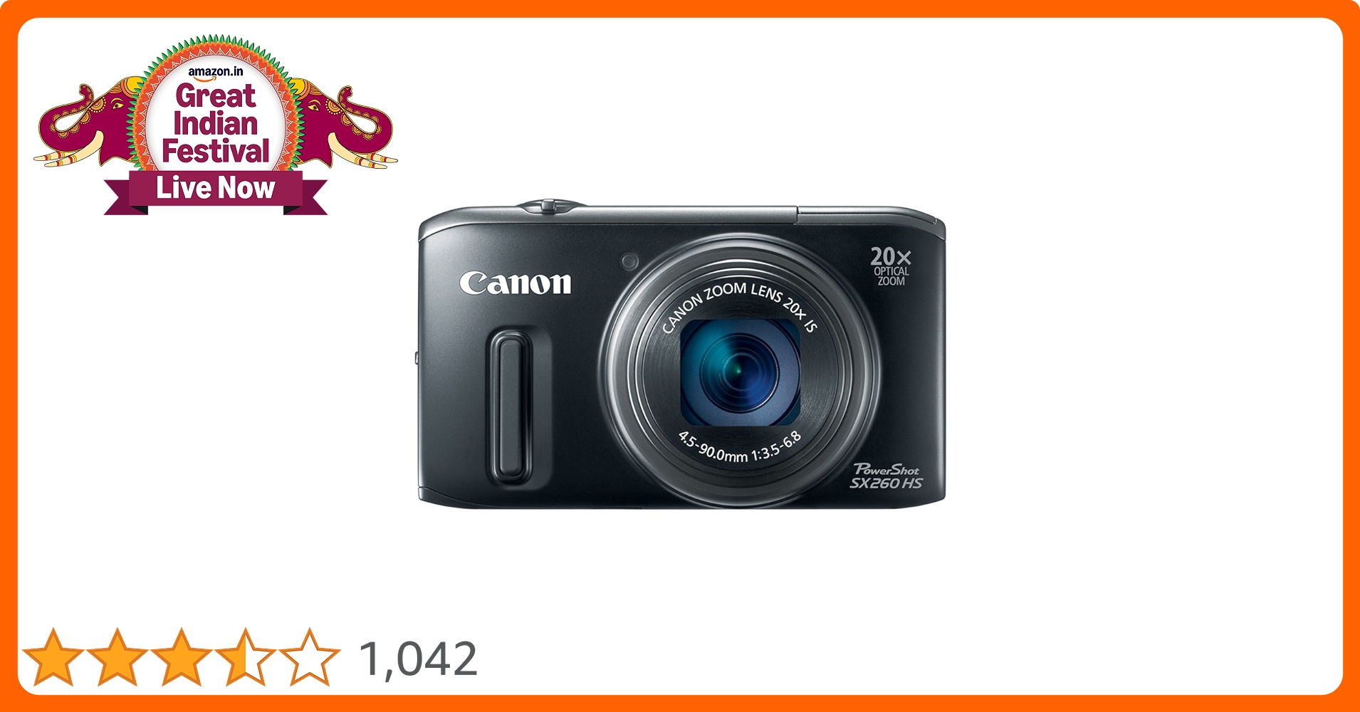 【付属品多数】 Canon PowerShot SX260 HS デジタルカメラ Amazon | Canon デジタルカメラ PowerShot SX260HS 光学20倍