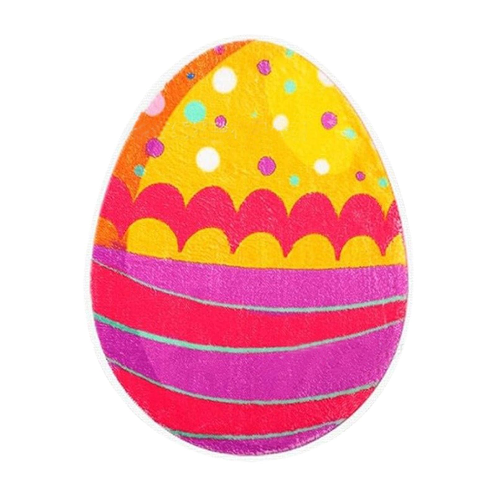 Ostern-Fußmatte Aus Kokosfaser – 43 X 75 Cm, Bunte Ostereier, Für Innen/Außen, Rutschfeste Unterseite