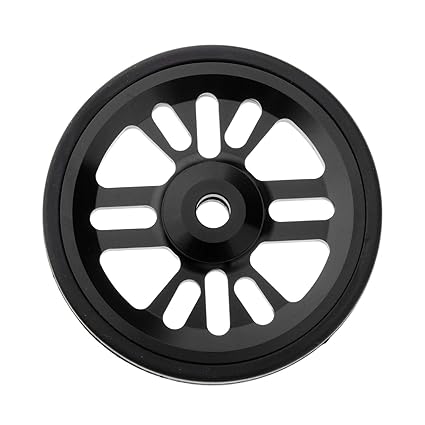 Sahil Enterprises Easy Wheel Bicycle Modification Easywheel for Brompton Folding Bike Black