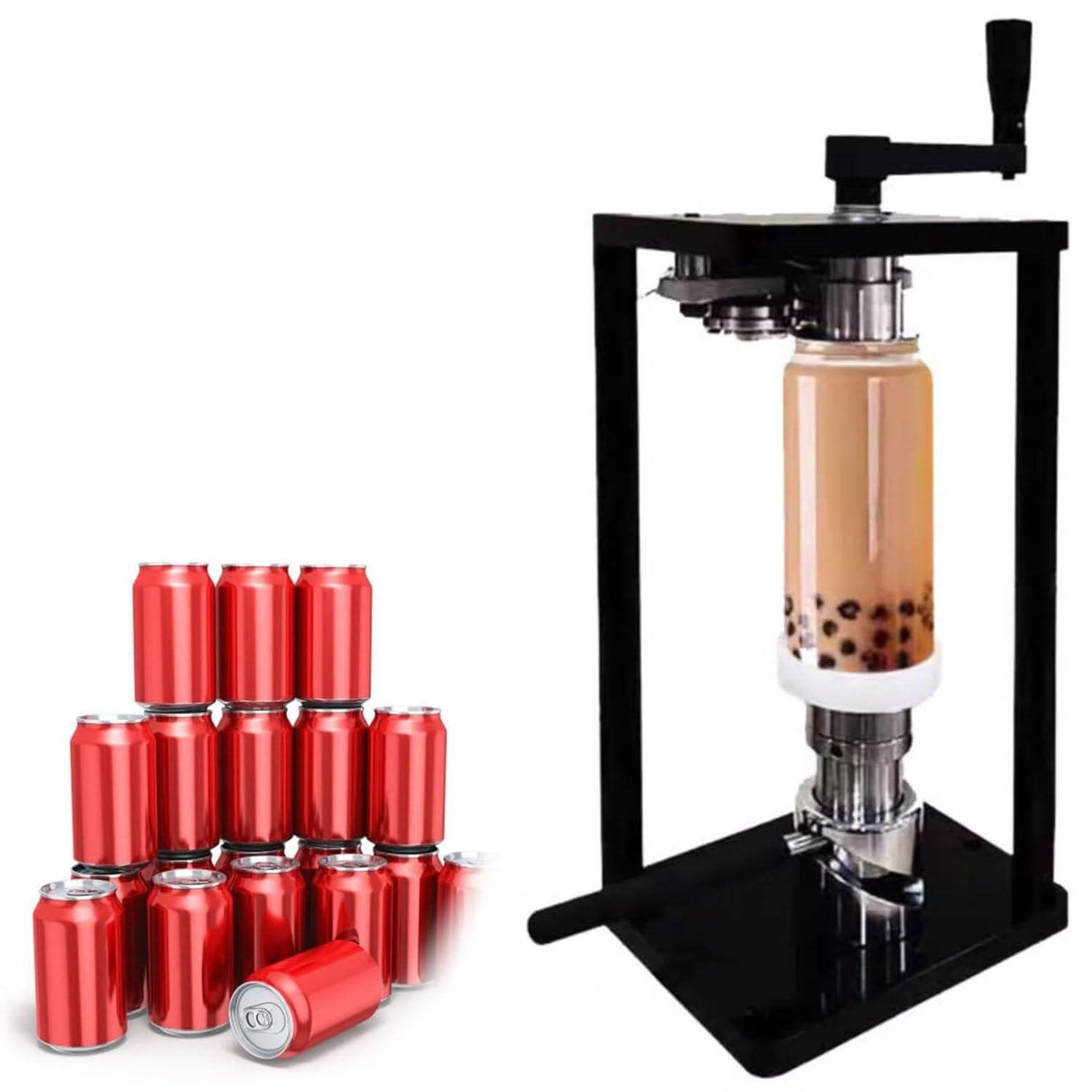 ASerZenith Manual Can Sealer Machine For Sealing Jars And Glass Cans, Ideal For Home Canning And Kitchen Use