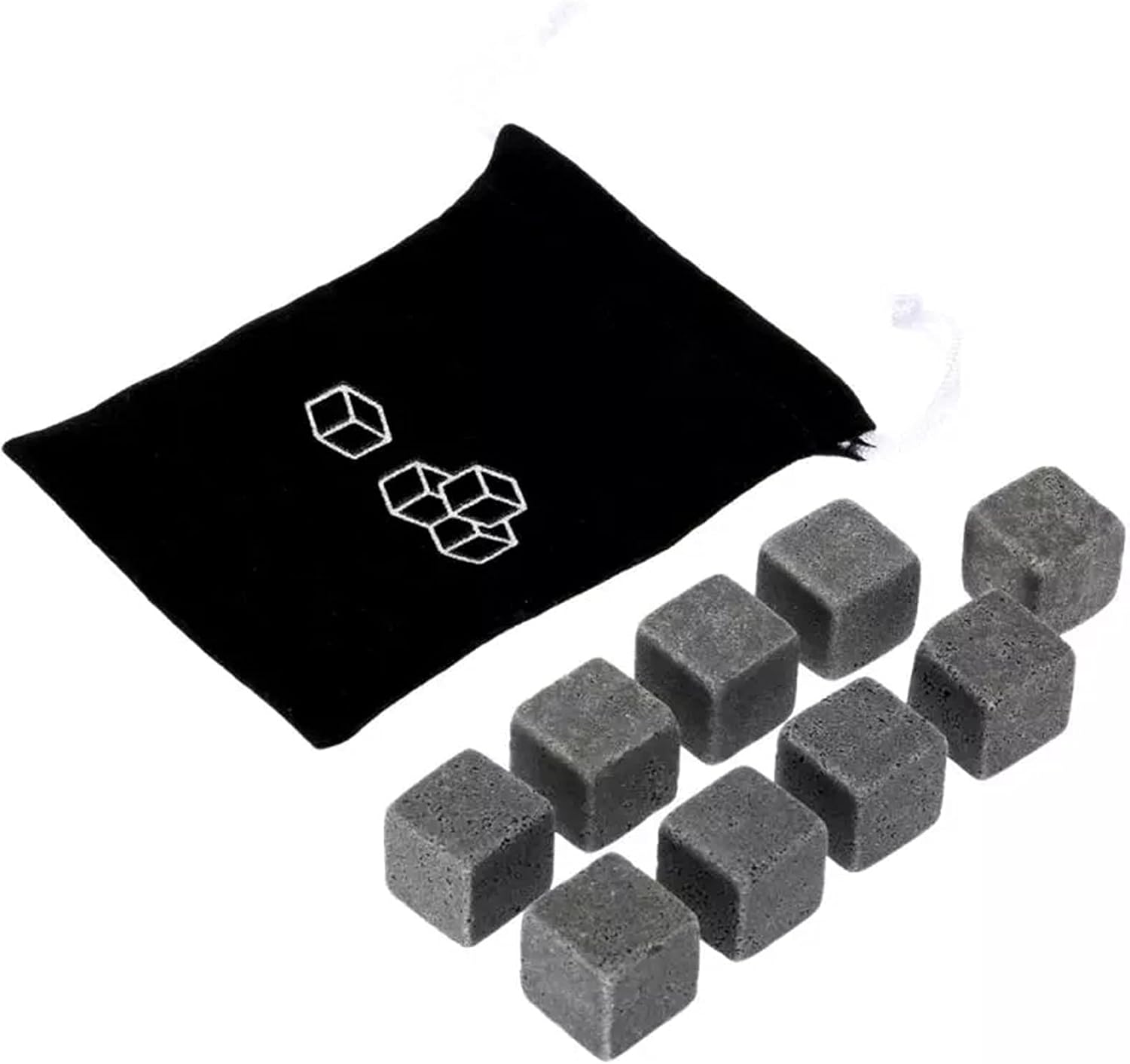 ステンレス氷 アイスキューブ ウイスキーワイン石の再利用可能な飲料クーラー花崗岩のホスピタリティバーアクセサリー 食器 (色 : グ