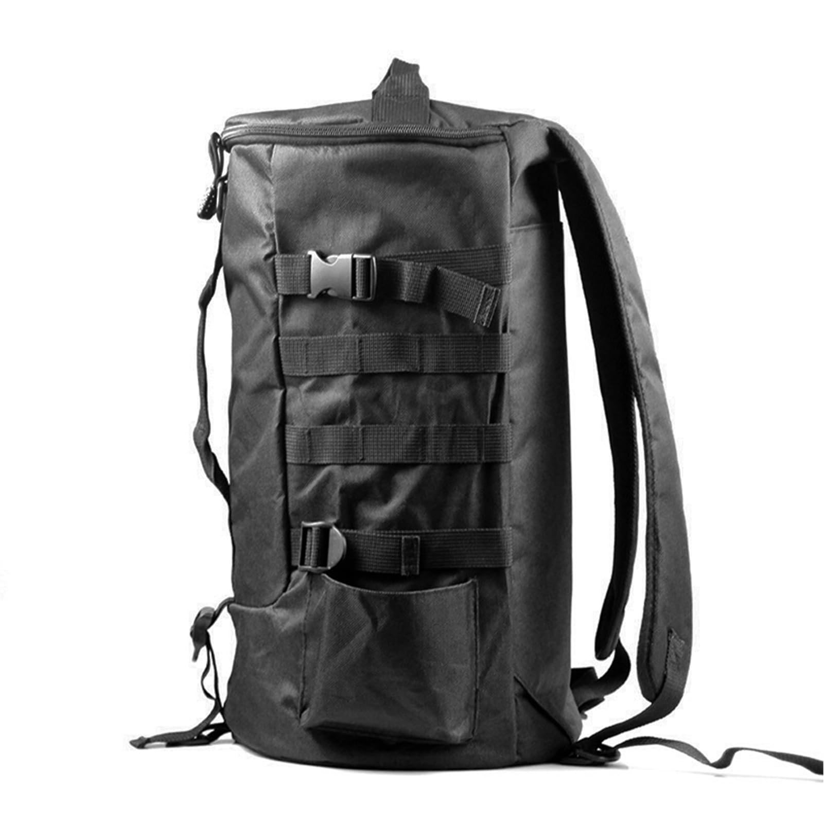 Fishing Tackle Storage Bag, Professional Fishing Tackle Backpack Large Storage Fishing Bag with Rod & Gear Holder (Black)
