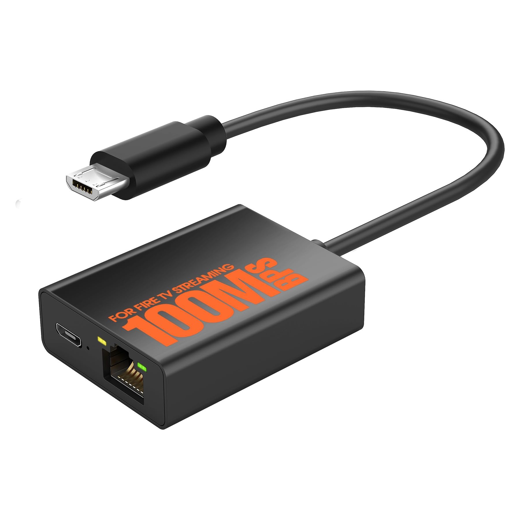 Fire Stick Ethernet Adapter, Micro USB to RJ45 Ethernet Adapter for Fire TV Stick Compatible with Fire Stick 4K, Amazon Streaming Devices and Google Home Mini (Adhesive Tape Included)-picture-16