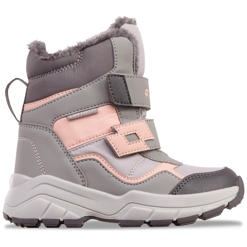 LOTTO Girl's Hoonah Tex K Mid Calf Boot, Grey Rose, 1.5 UK