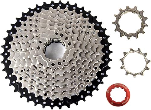 Miniatura 64 de BOLANY Cassette de 8/9/10 velocidades 11-25T/32T/36T/40T/42T/46T/50T apto para bicicleta MTB, bicicleta de carretera, casete ligero, compatible