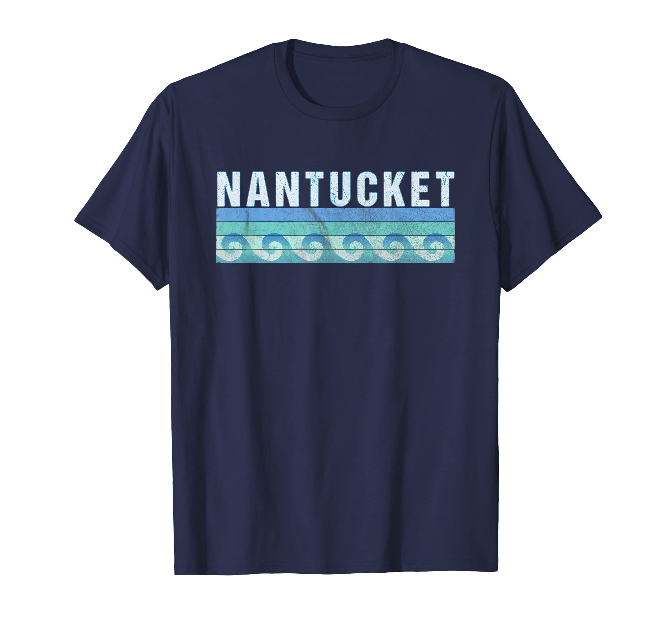 Retro Nantucket T-Shirt - Nantucket Beach Shirt T-Shirt