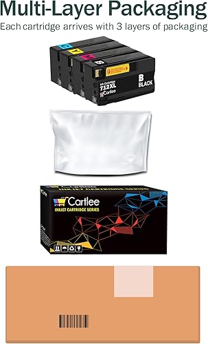 Miniatura 5 de Cartlee Cartuchos de tinta compatibles de repuesto para HP 712 712XL cartuchos de tinta para HP para impresoras DesignJet T120 T230 T250 T520 T630