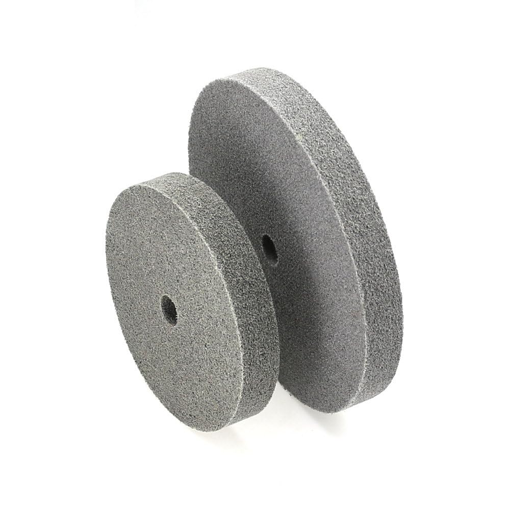 pezzo 6"/8" smerigliatrice da banco abrasivo lucidatura ruota lucidante mola abrasiva unitaria non tessuta, 8x2 pollici