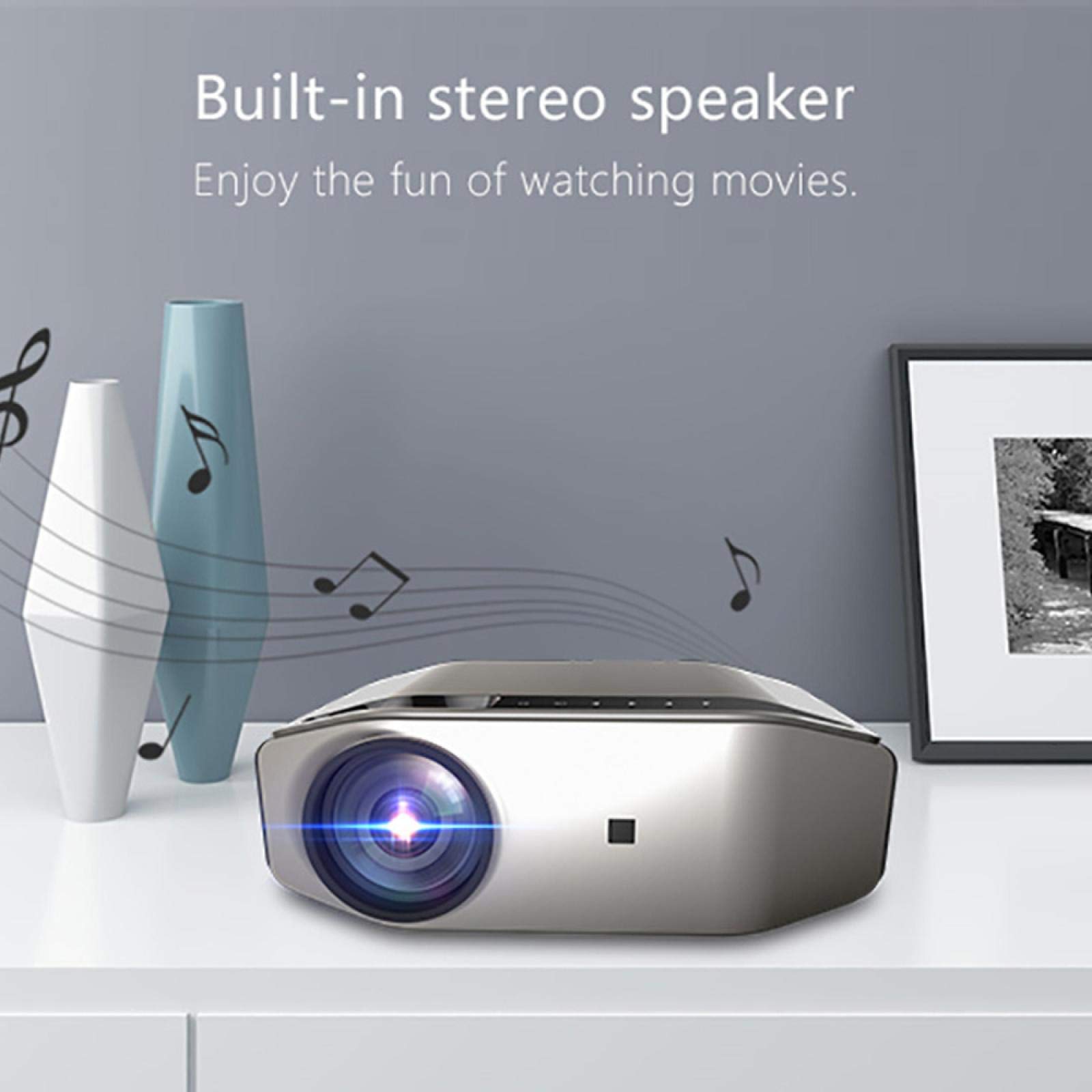 1920 * 1080P risoluzione Full HD 3D proiettore multi-schermo USB 4K proiettore