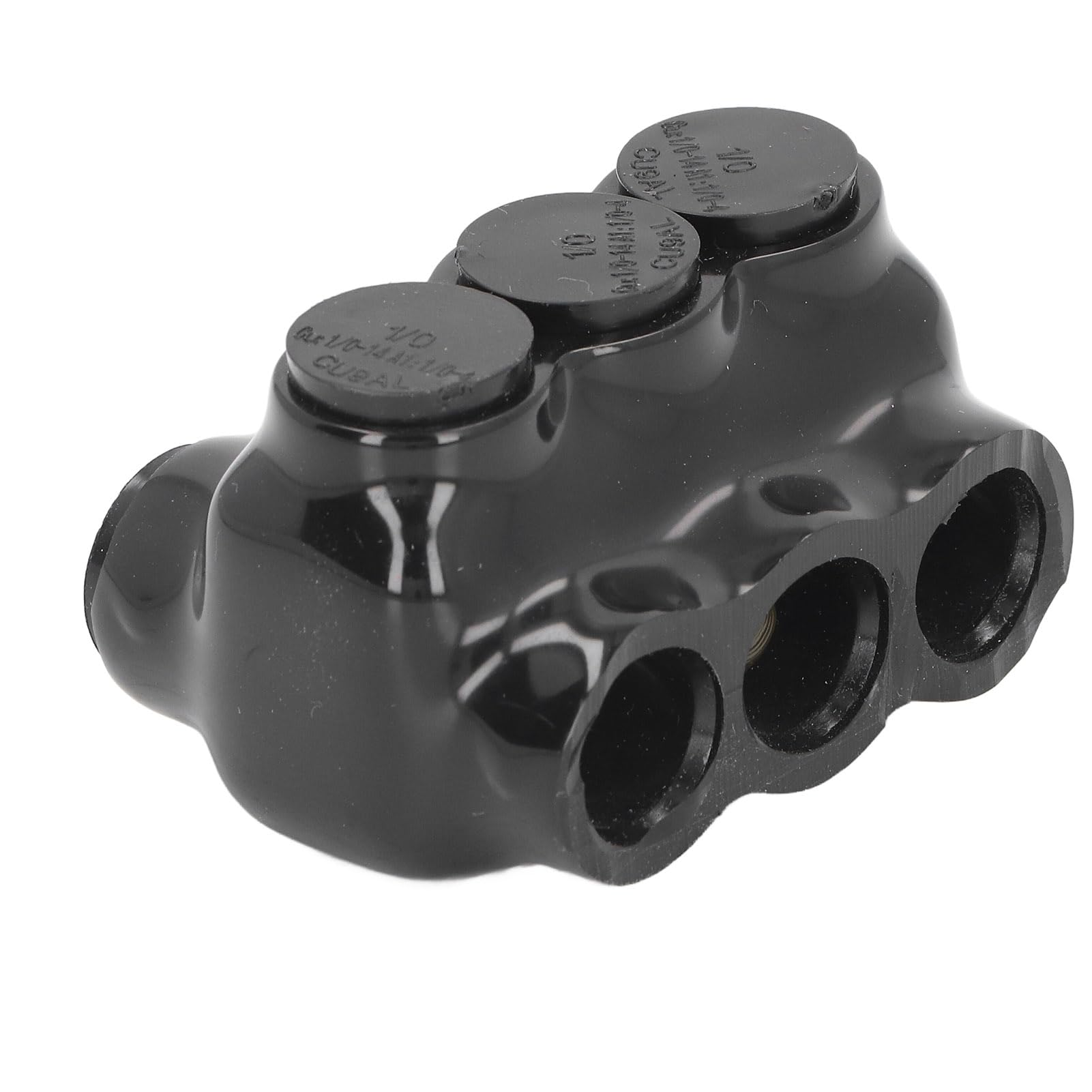 BORDSTRACT Multi-Cable Insulated Connector, 3/16” Hex 3-Port, Dual Entry, L2.29 x W1.75 x H1.6 inches, -49°F to 194°F, 4-14 Wire Range