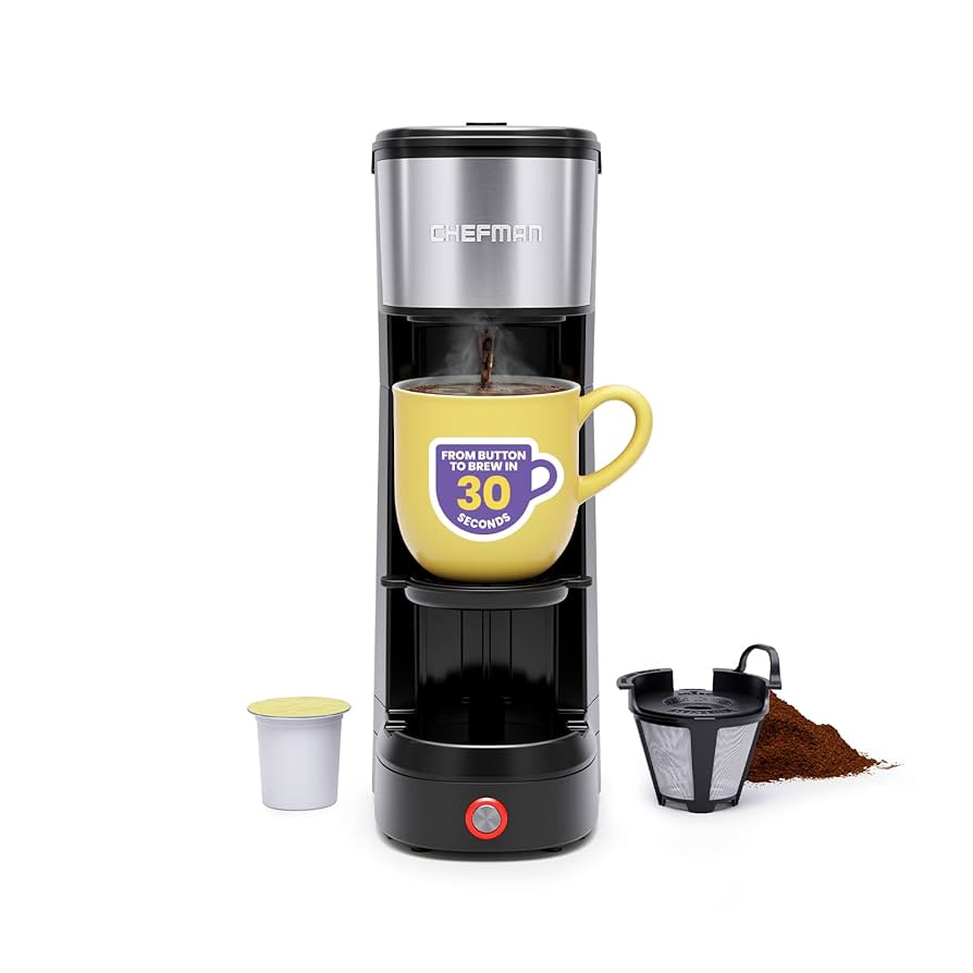 食器 COFFEEMAN Chefman Caffeinator Single Serve Coffee Maker, 48 oz