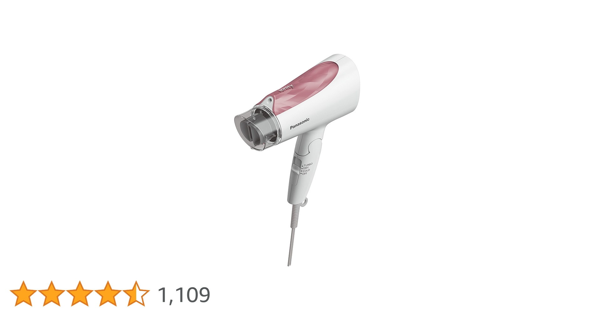 パナソニック　ドライヤー Amazon | パナソニック ヘアドライヤー ナノケア 白 EH-NA9B-W