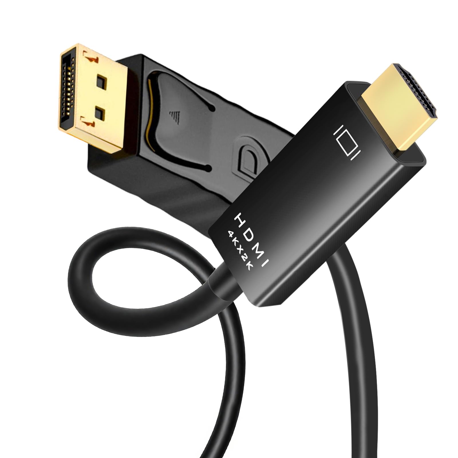 Meliya 4K DisplayPort to HDMI Cable, [4K@30Hz,2K@60Hz,1080P@120Hz] Uni-Direction DP (Source) to HDMI (Display) 1.4 Cable Compatible with Desktop, Dell, Lenovo, ThinkPad, HP, AMD, NVIDIA and More-1m-image-14
