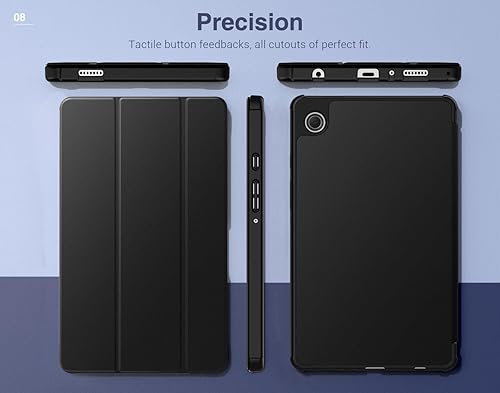 Miniatura 8 de MoKo Funda compatible con Samsung Galaxy Tab A9 de 8.7 pulgadas 2023 (SM-X110X115X117), funda ultradelgada con soporte para tableta inteligente,