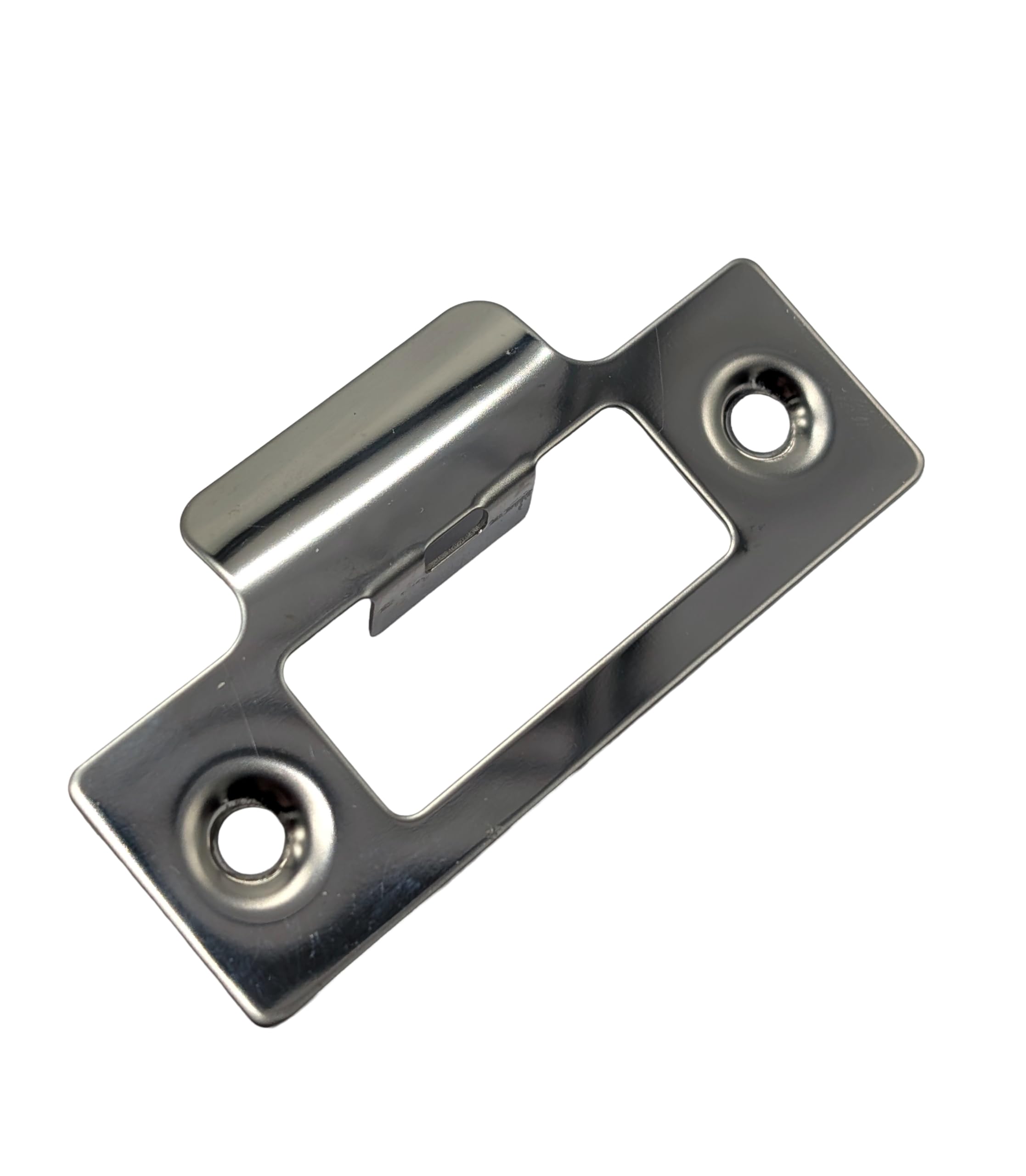 Fixitflo Chrome Strike Plate Single 75Mm Length For Mortise Lock Or Tubular Latch (Single Strike Plate)