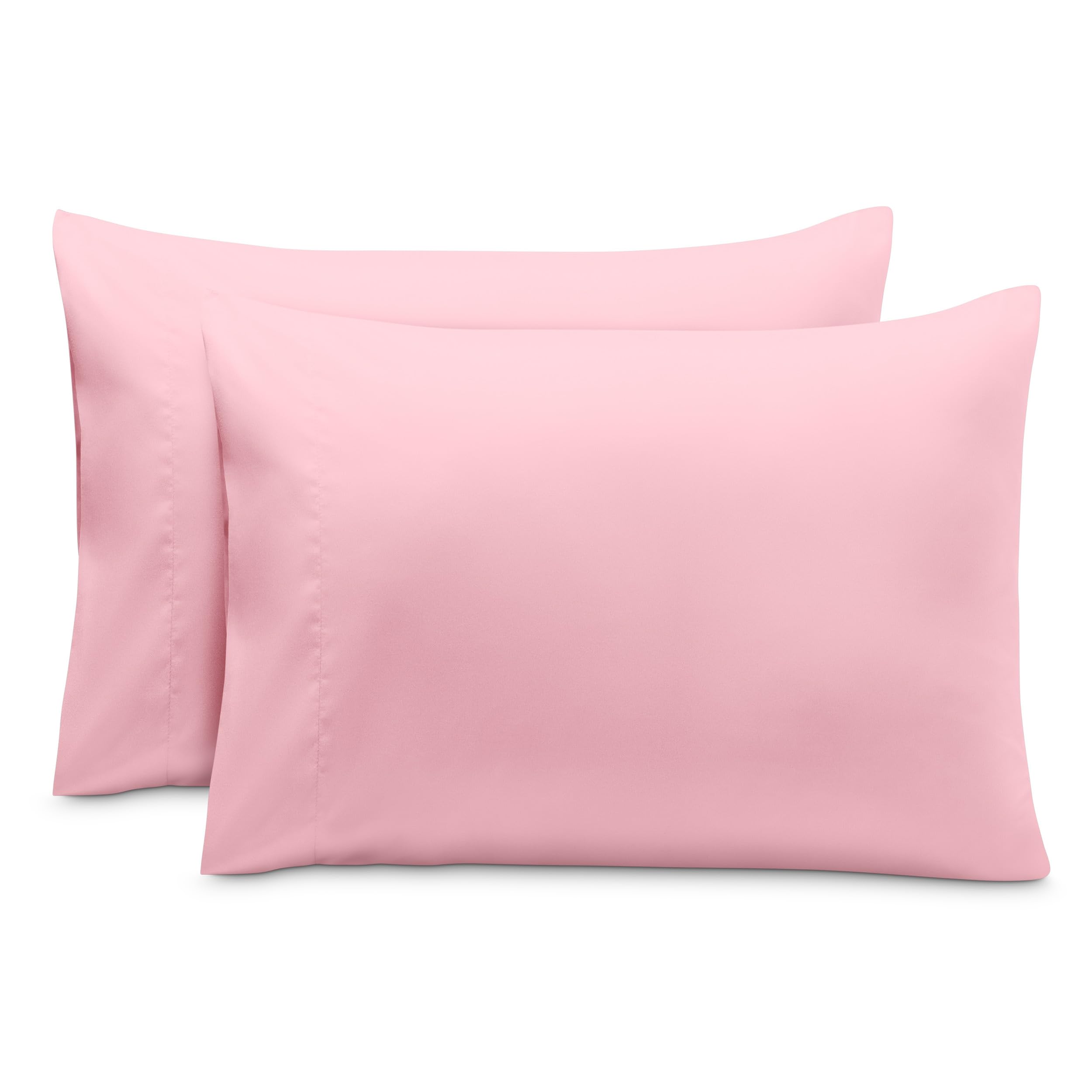 Bare Home Pillowcases Envelope (Toddler Set of 2, Light Pink)