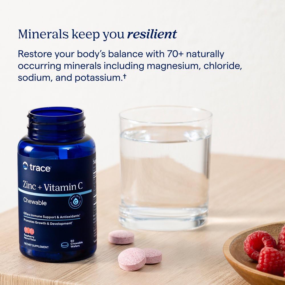 Trace Minerals Zinc + Vitamin C Chewable Supplement, 60 CT, Immune Support — Amazon image 5
