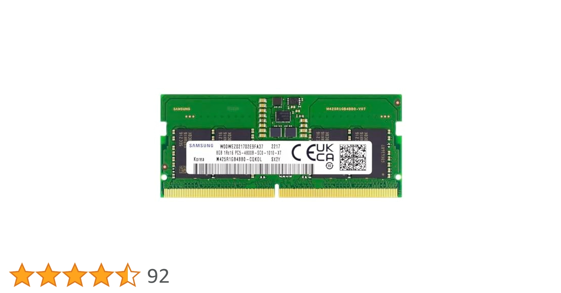 Amazon.co.jp: Samsung 8GB DDR5 4800MHz PC5-38400 SODIMM