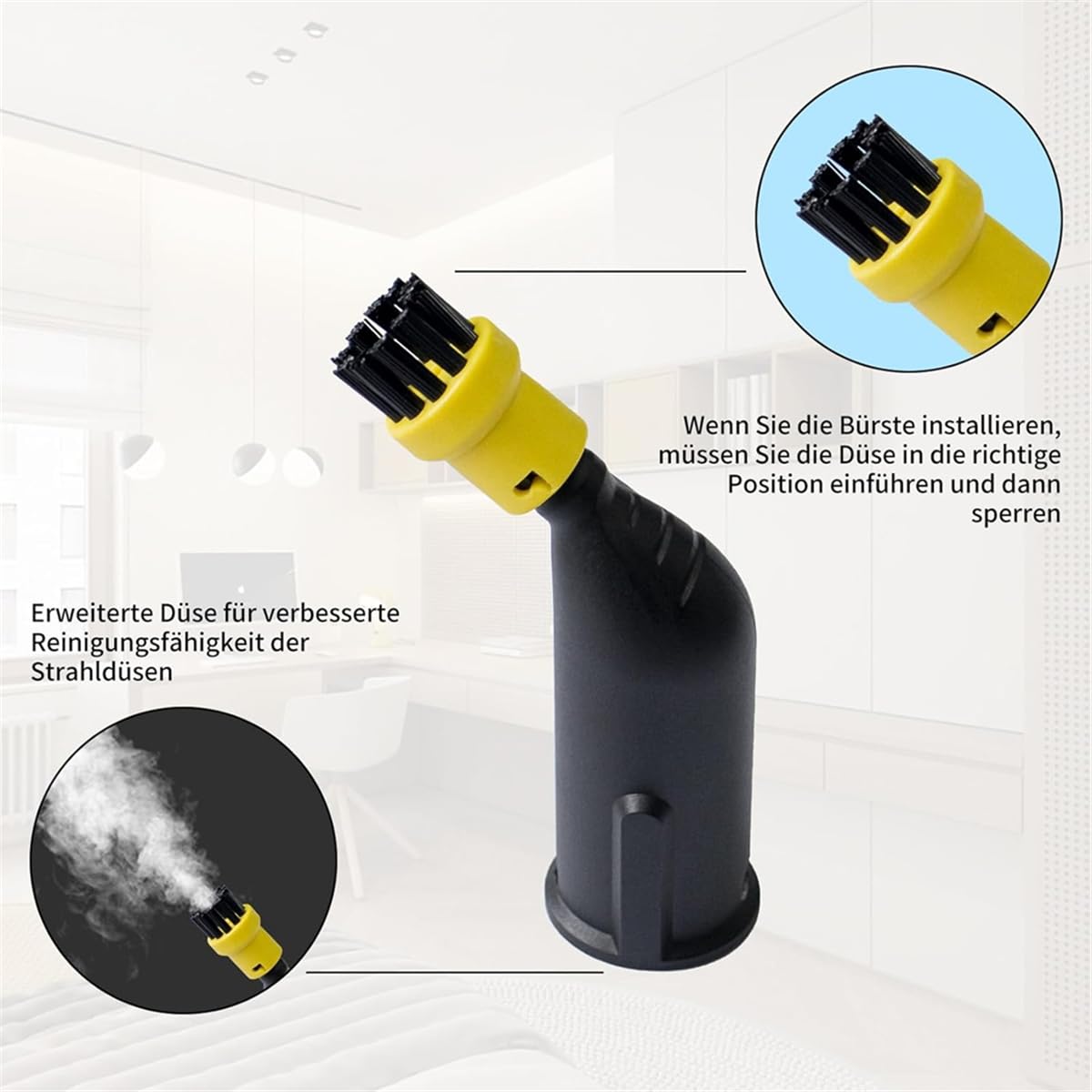 Handdüsen Set Kompatibel Mit Karcher Dampfreiniger SC Serie