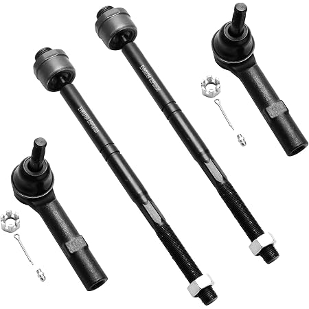 Detroit Axle Tie Rod Set - Front Inner & Outer Tie Rods For 1996-2000 Honda Civic & 1997-2000 Acura EL, 6pc