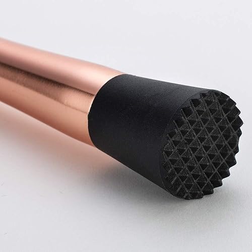 Vista 6 de YFS Muddler profesional de acero inoxidable, herramienta de barra duradera y fácil de limpiar, color negro