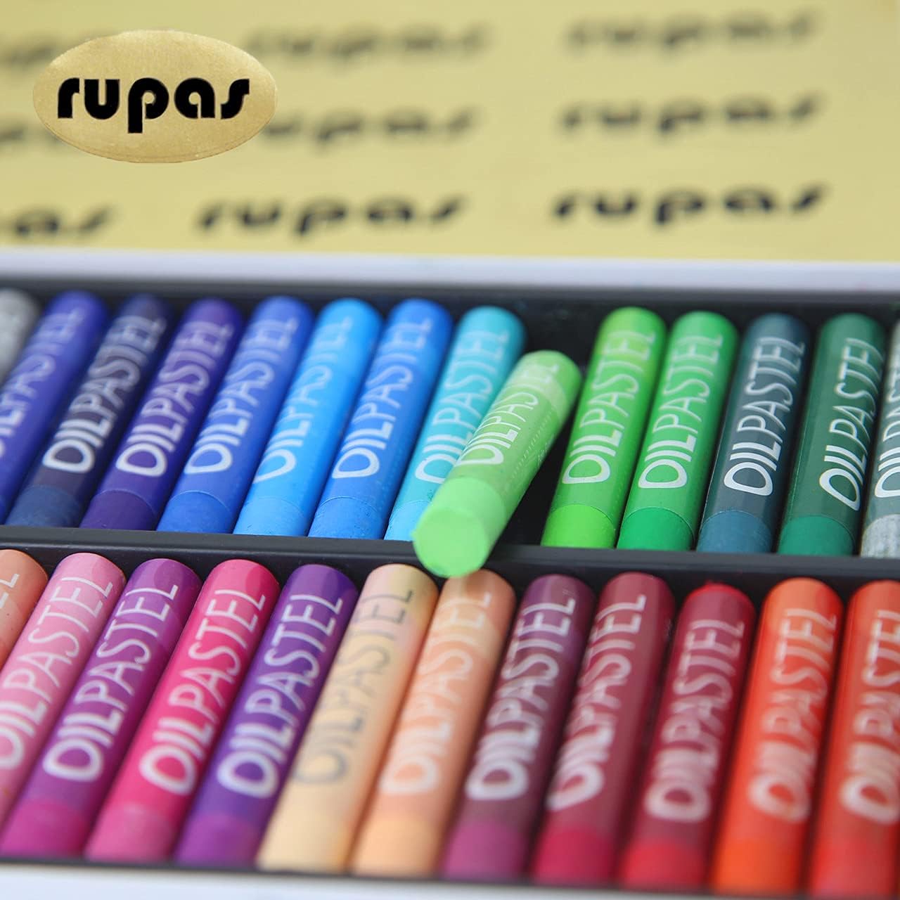 Rupas Soft Dry Pastel 64 Color Set Square Chalk