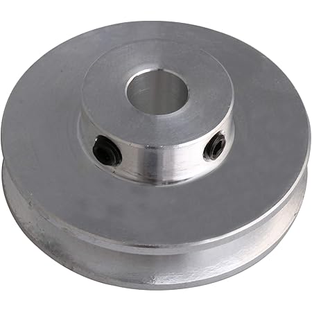Poulie Simple Gorge Aluminium Alésage 8mm - Pour Courroies O, Z, Triangle, Bricolage