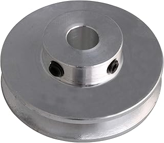 41x16x8 MM Silber Aluminiumlegierung Einzelnut 8 MM Feste Laufrolle für Motorwelle 3-5 MM PU Rundriemen