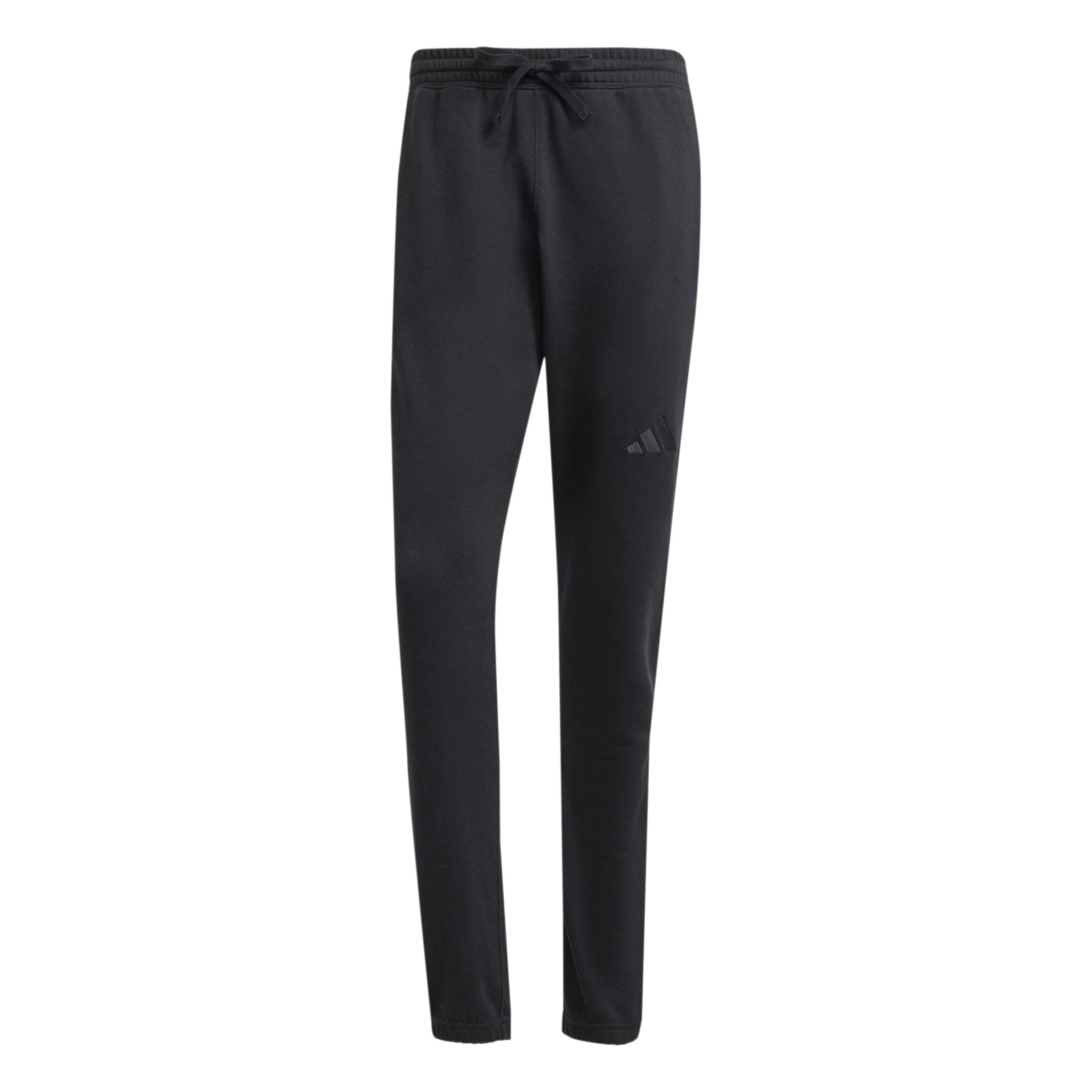adidas Men's All SZN French Terry Regular Tapered Pant, Black, XS