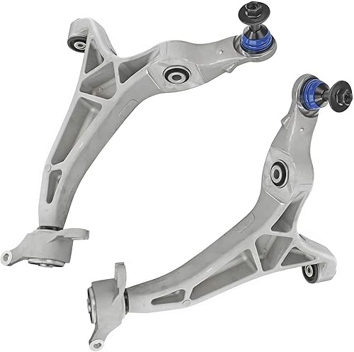 Miniatura 1042 de Detroit Axle - Kit de brazos de control delanteros de 4 piezas para Chevrolet Aveo Aveo5 Pontiac G3 Wave Wave5 Suzuki Swift+, 2 brazos de control