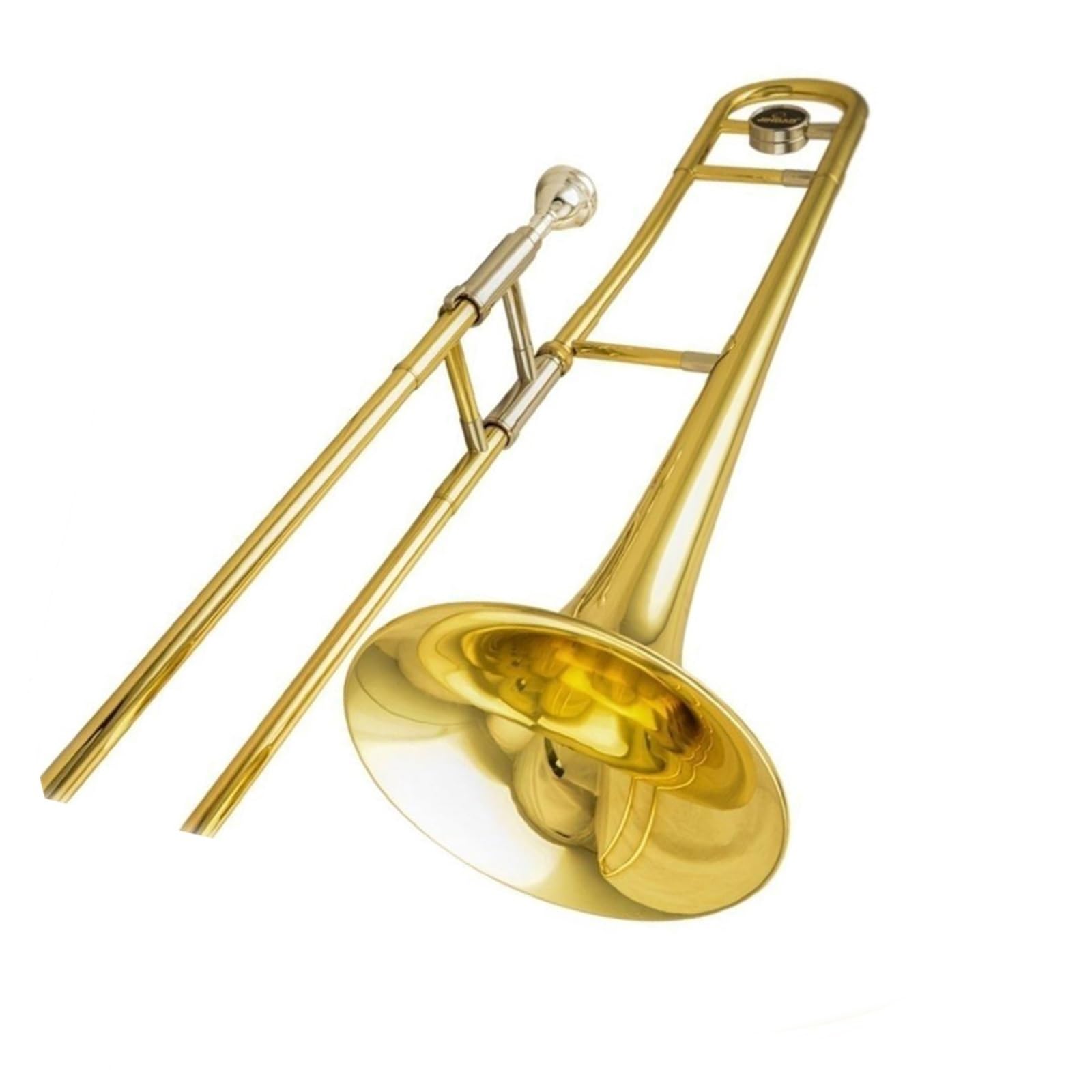B-Tenorposaune Für Anfänger Blasinstrument Goldlackiert Für Professionelle Darbietungen Profiposaune