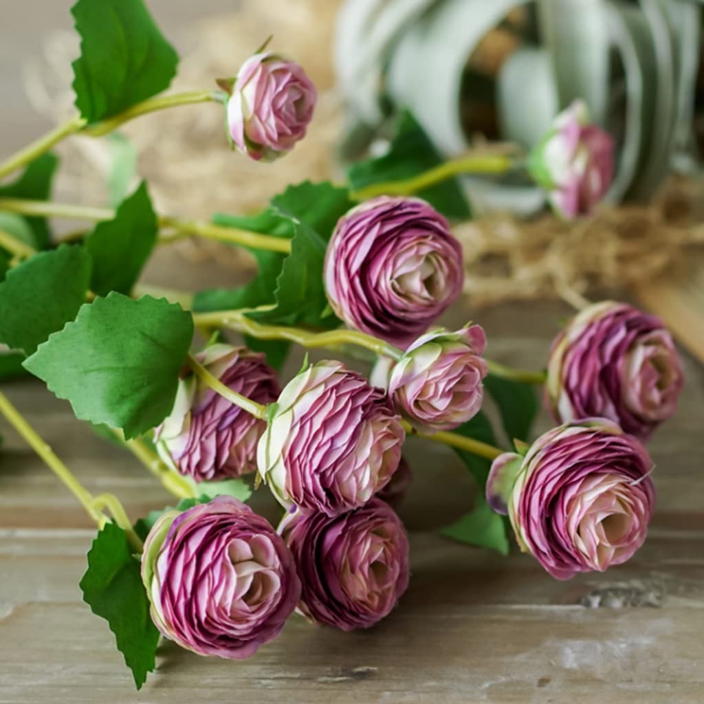 XDLEDMKIZ Lifelike Artificial Flowers,3 Flower Heads Fake Peony for Flower Arrangement,Simulation Peony for Home Holiday Decoration