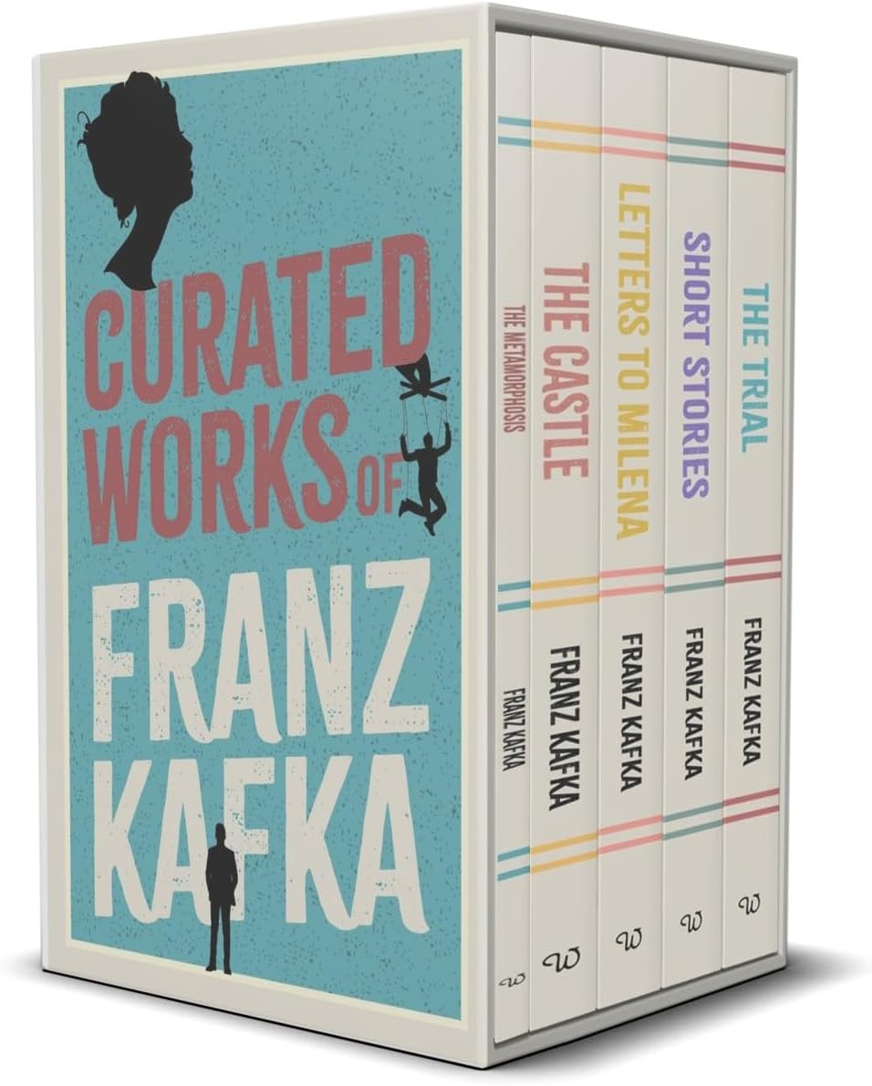 Curated Works of Franz Kafka 5 Books Set (Letters To Milena,Short Stories,The...