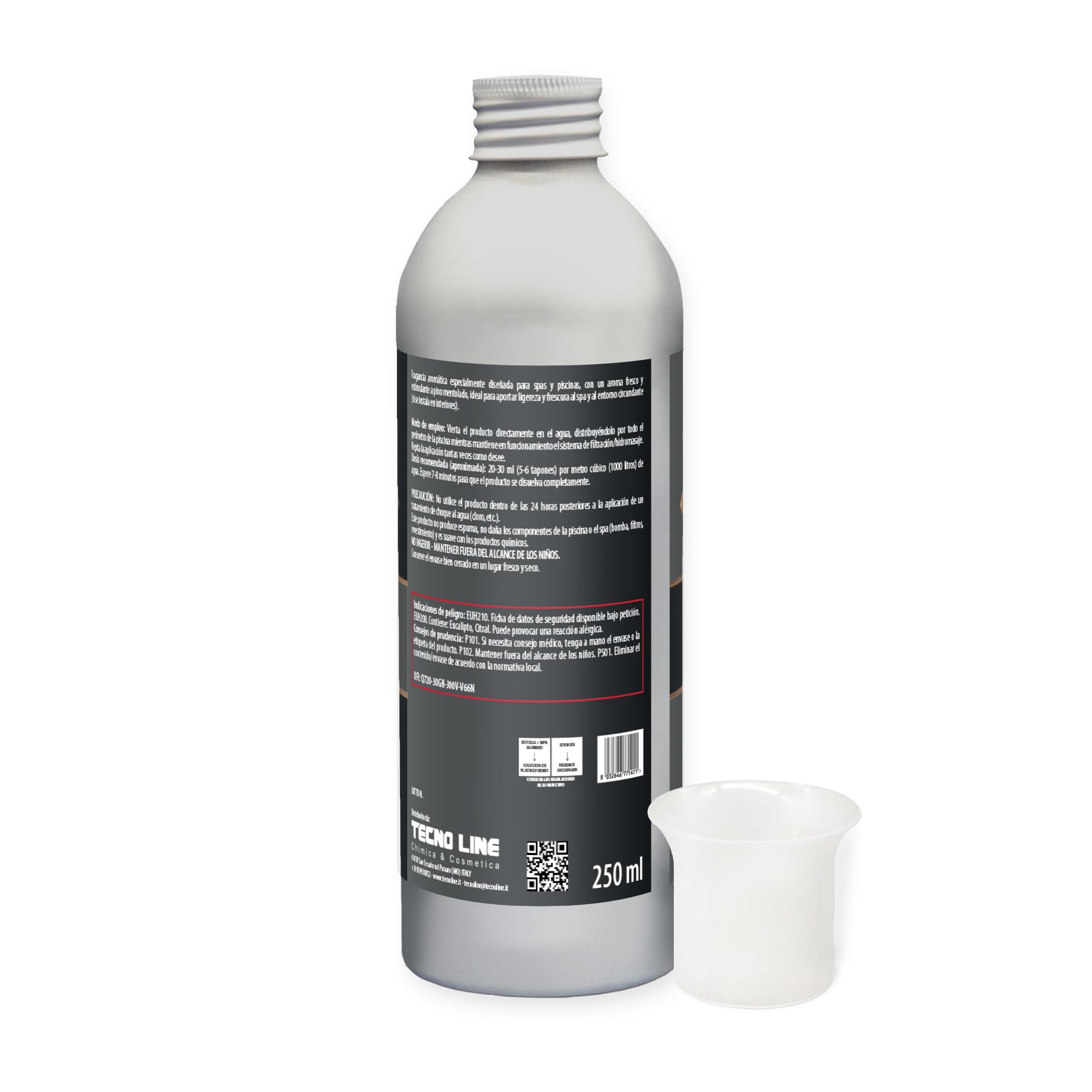 Set de Baño Idro Fragancias Aromáticas Concentradas para SPA 5 uds X 250 ml + Vaso Dosificador, Surtido de Fragancias para SPA y Whirlpool