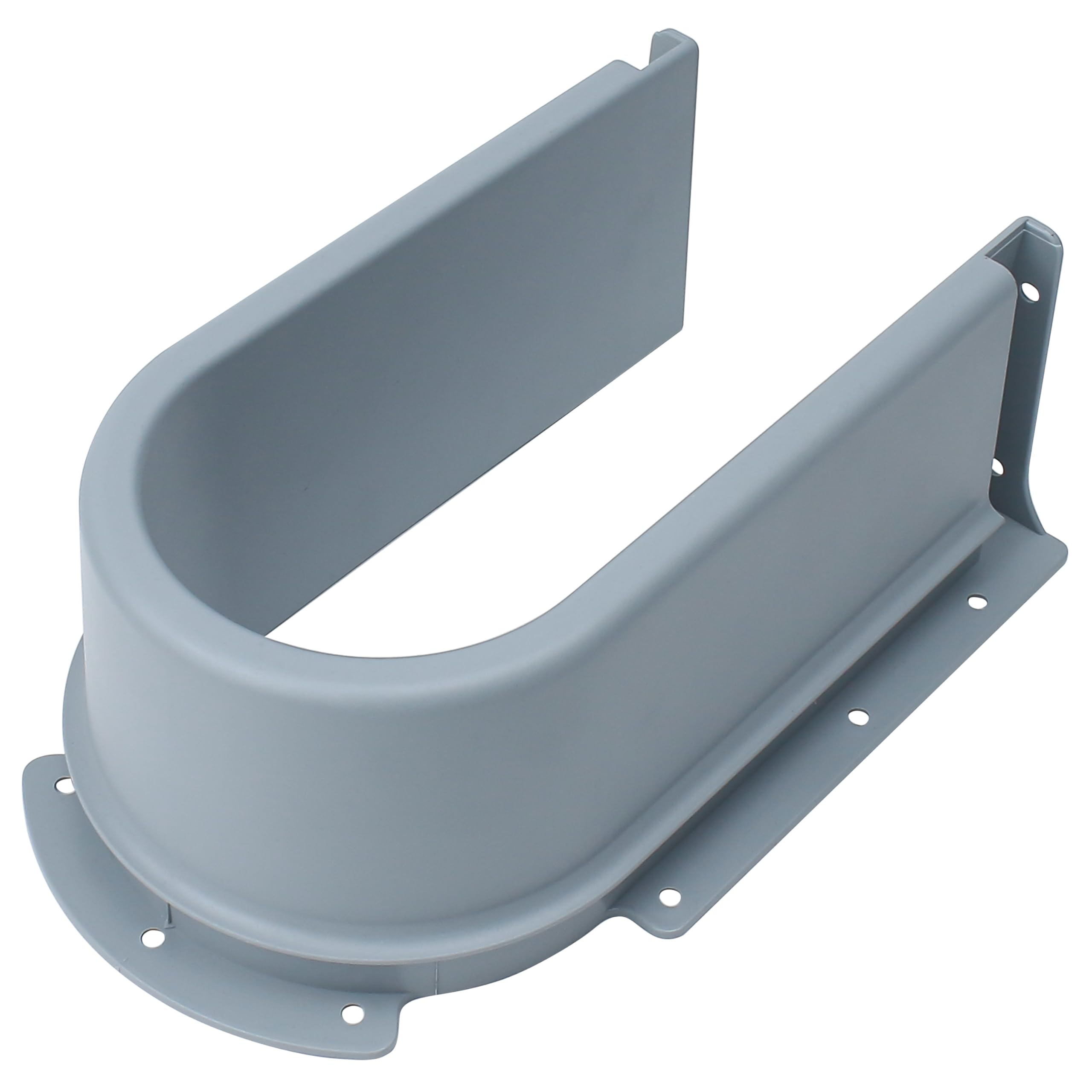 Under Sink Basin U Shaped Pipe Covers, Cutout Plastic Cover for Bathroom Kitchen, PVC Recessed Baffle Cover for Drain Bath, Bottom Drainage Grommet,