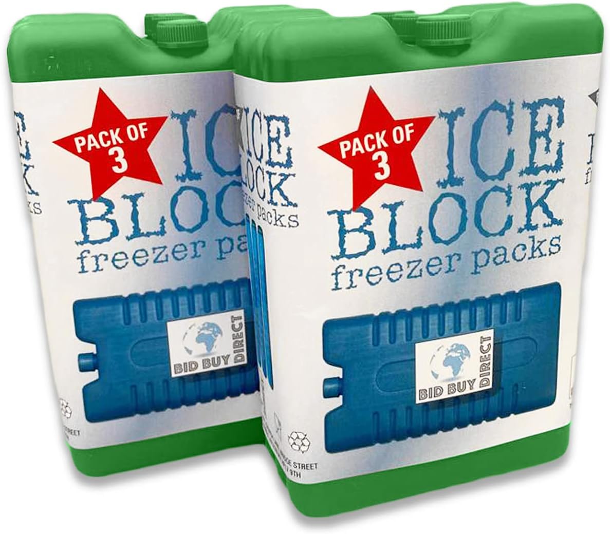 BIDBUY® Freezer Blocks/Ice Packs Use with our Cool Bag for Added