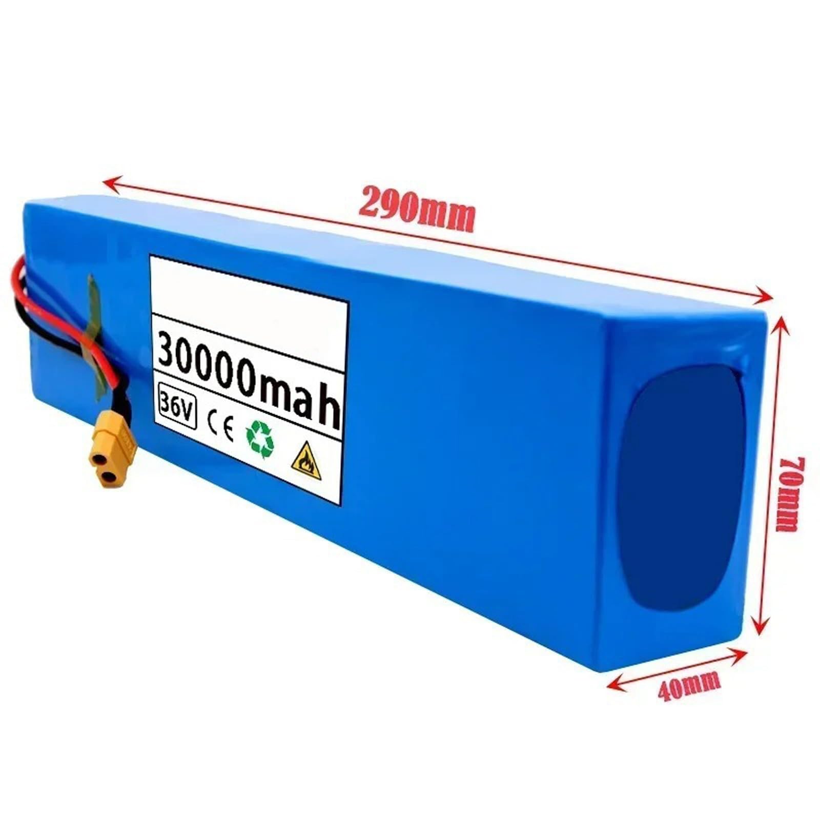 Batterie Vélo 36v 10ah Batterie 36V 10Ah 10S3P Pour Vélo électrique, Trottinette Batterie Vélo électrique Amovible