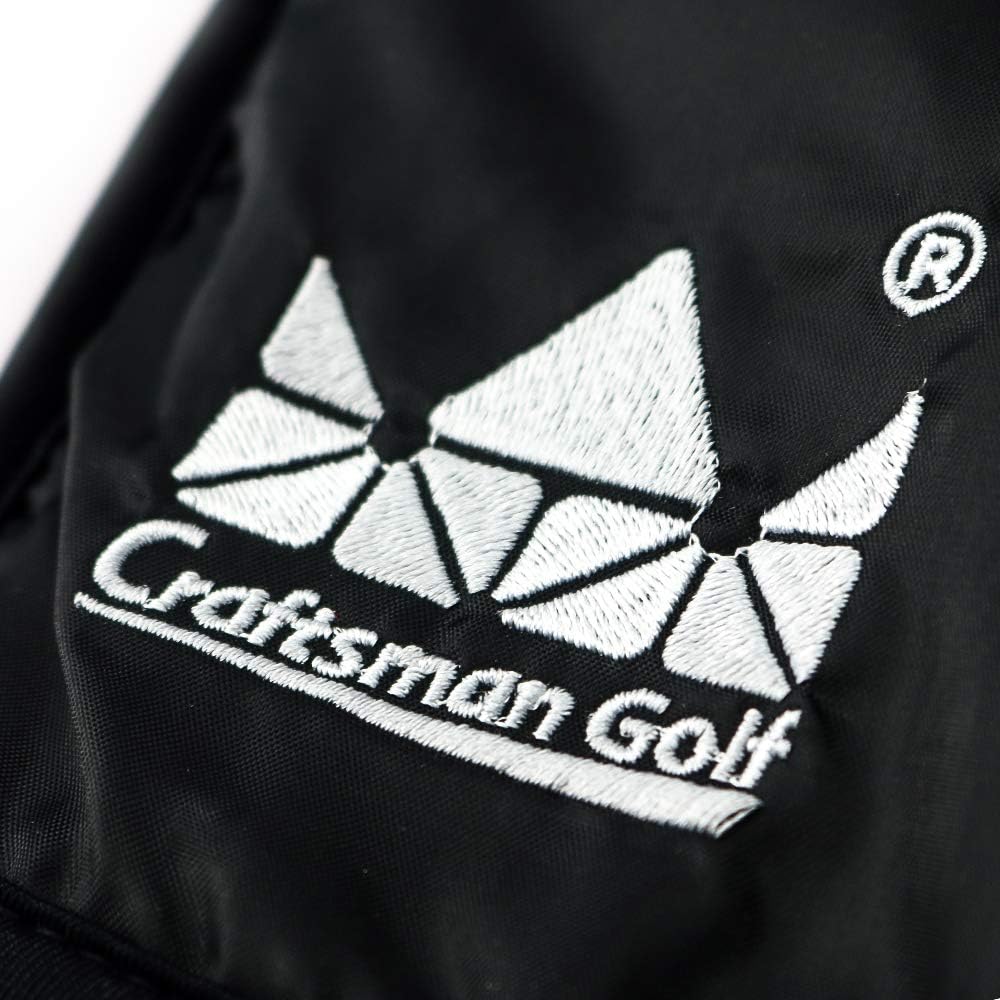 review Craftsman Golf Skull Logo Rain Hood Towel Waterproof with Free Carabiner Clip