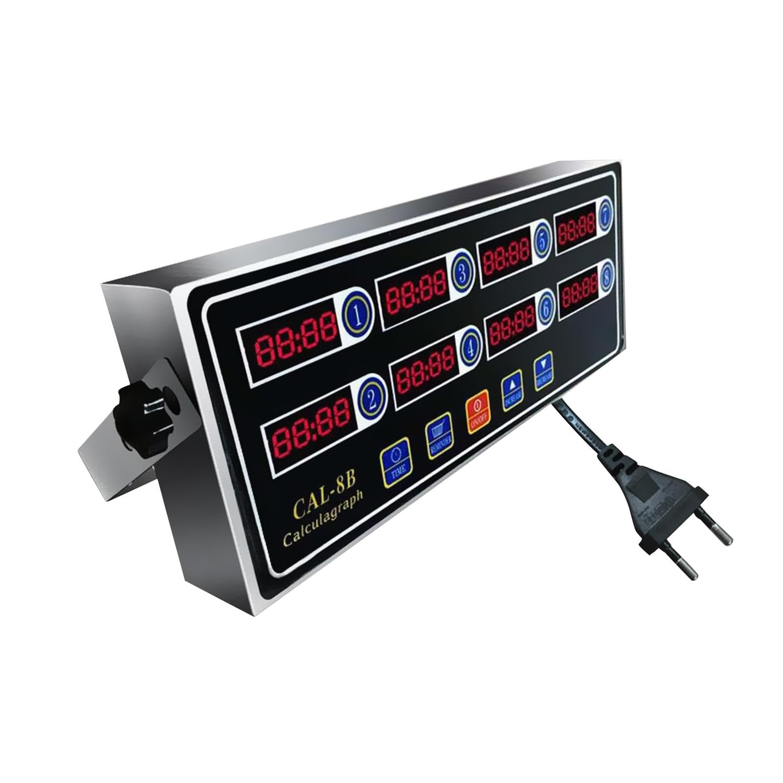 Minuterie de Cuisine Commerciale à 8 Canaux LED pour Hôtel, Restaurant, Horloge de Cuisson et Système de Rappel