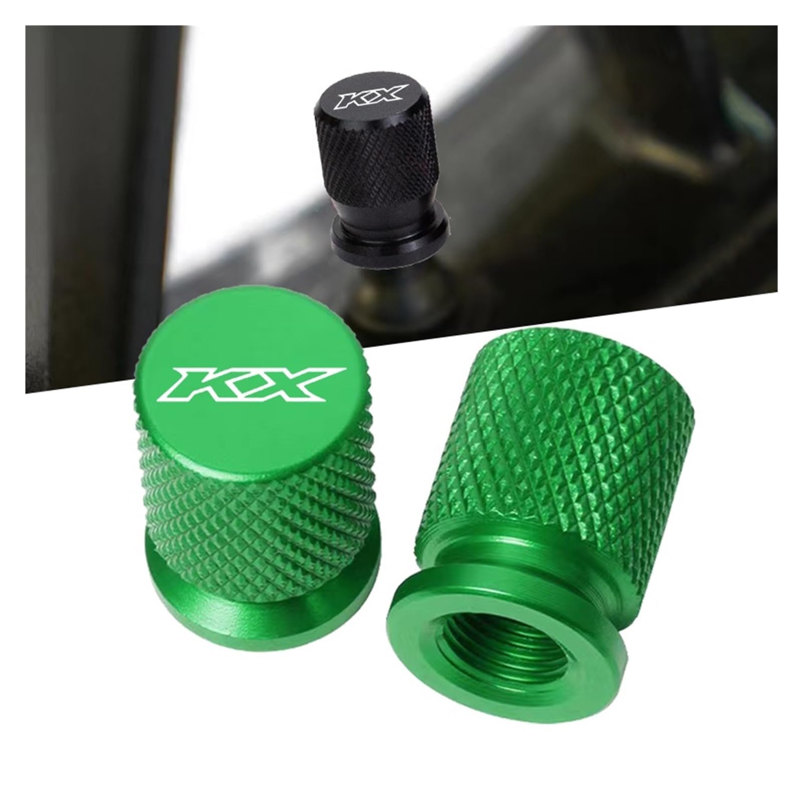 Ricambio Valvola KX65 KX125 Tappi Valvola Gomma Per Kawasaki KX - Copertura In Alluminio Per KX65, KX85, KX125, KX250 Carene Aprilia Sx 125 - Foto 7