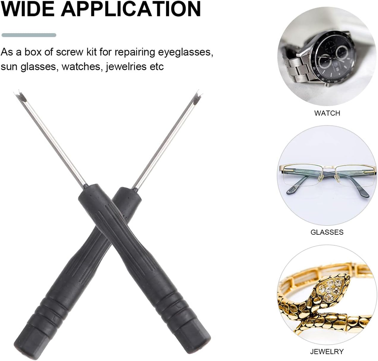 50pcs Flat Head Screwdriver Nail Removal Tool Stripped Screw Removal Tool