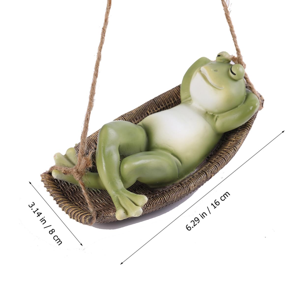 FOMIYES Statuetta Sospesa in Resina a Forma, Ornamento da Giardino Portatile e Leggero, Decorazione Delicata per Esterni e Patio