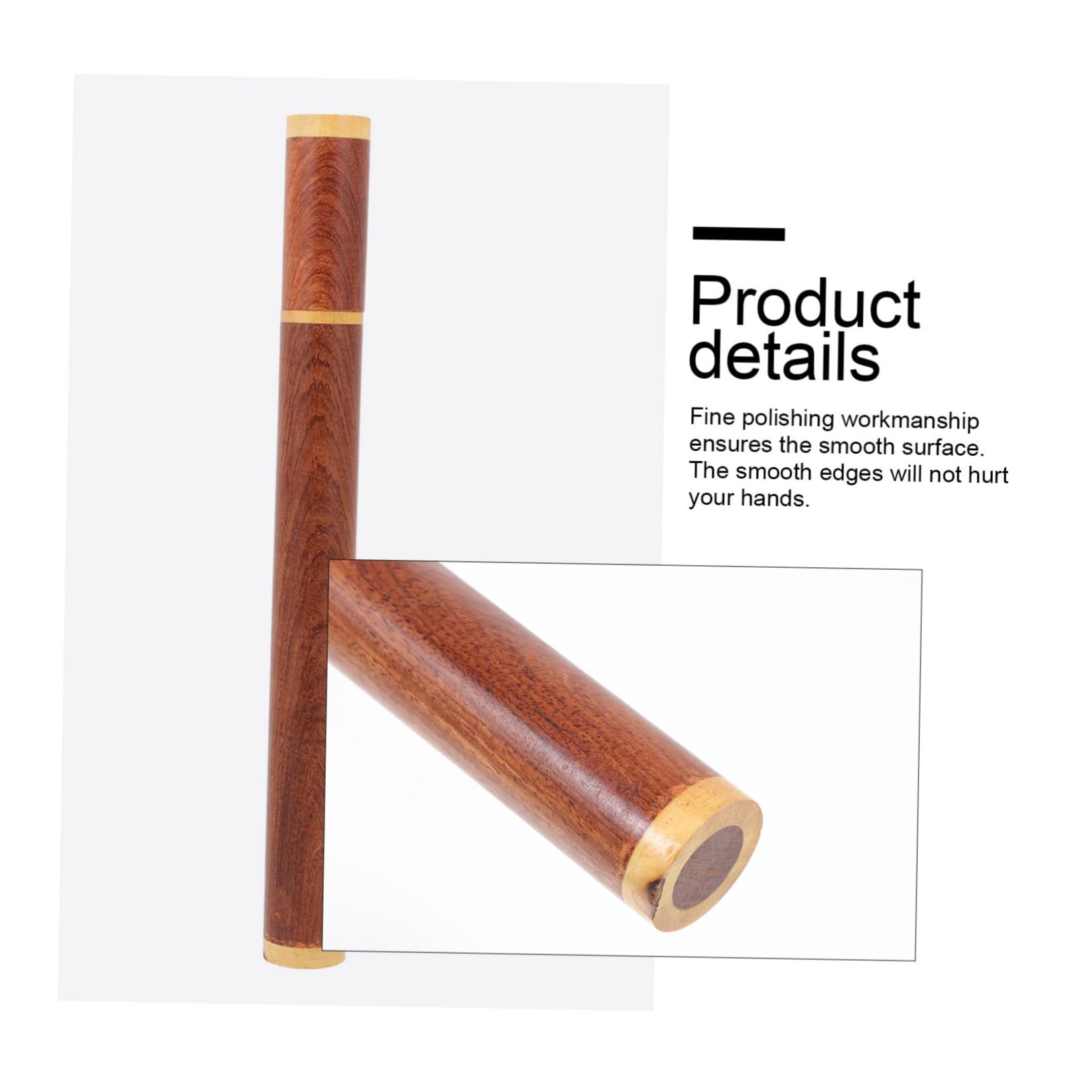 TOPBATHY 8 Stck Räucherstäbchen Halter aus Holz mit Verschlussdeckel Kompakte Aufbewahrung für Duftstäbchen Langlebige Holzröhre mit Feiner Maserung Sicherer Incense Stick Storage