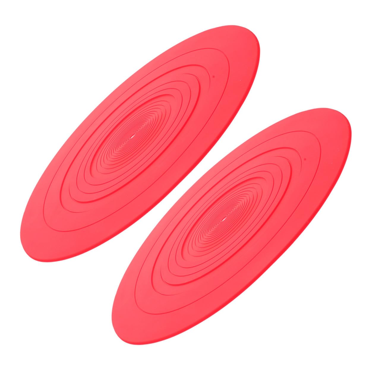 Ciieeo Tappetino in Silicone Antistatico e Mantiene Pulito 2 Pezzi Protezione Delicata Giradischi Rosso per Giradischi Vinile per Dischi