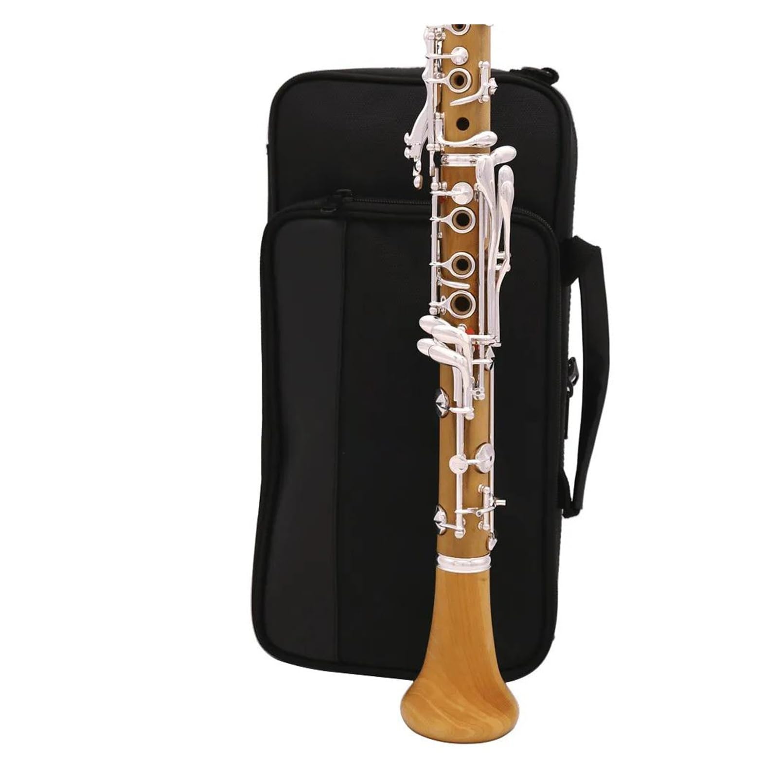 Professionale Clarinetto 19 Tasti Tono Sib Corpo In Bosso Chiavi Placcate Argento Clarinetto Con Bocchino E Custodia Rigida